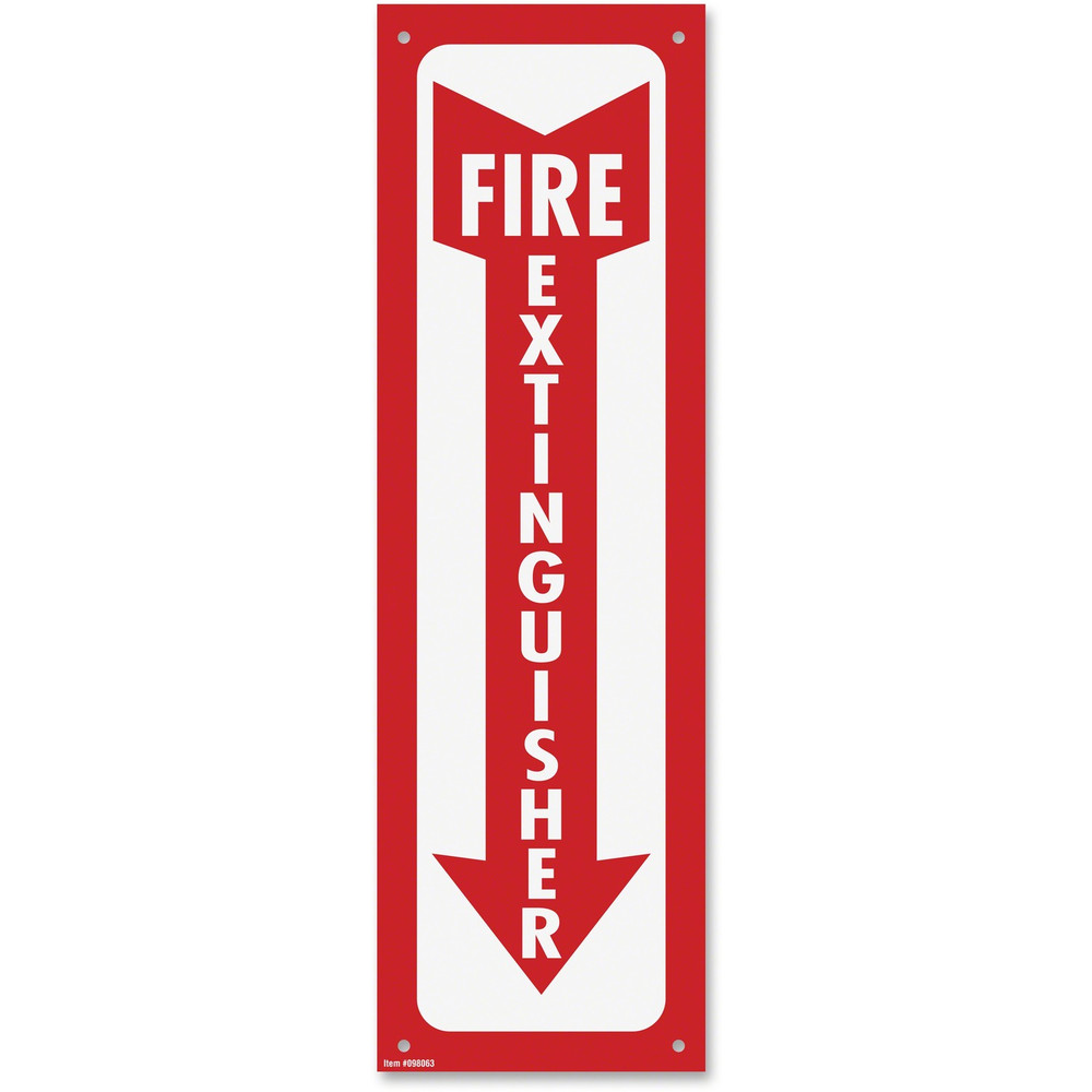 Cosco Industries, Inc COSCO 098063 COSCO Fire Extinguisher Sign