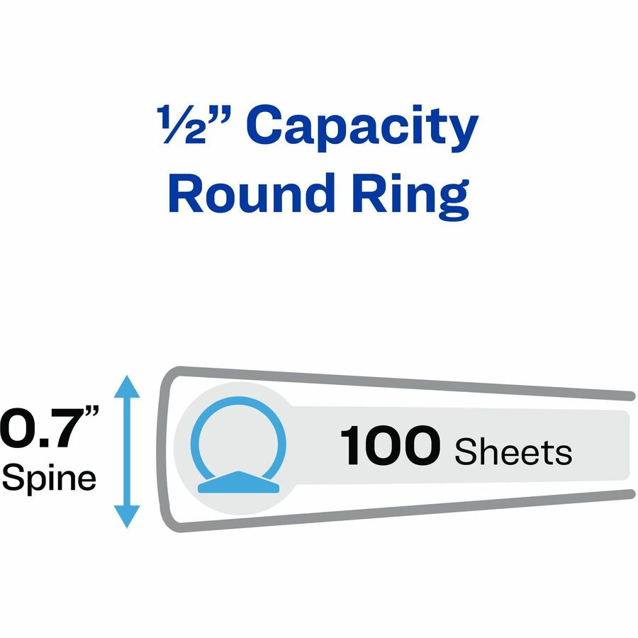 Avery Avery&reg; CV11-05-WE Avery&reg; Economy View Binder