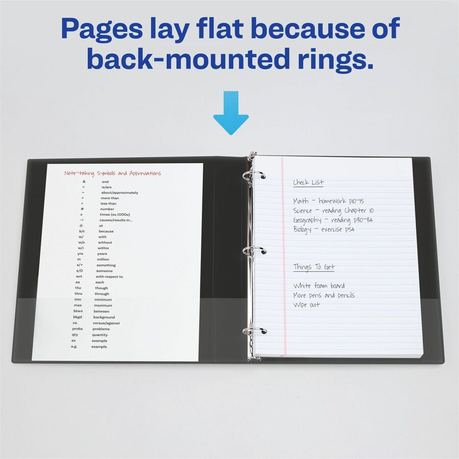 Avery Avery&reg; H38-10L-BK Avery&reg; Durable Binder - DuraHinge