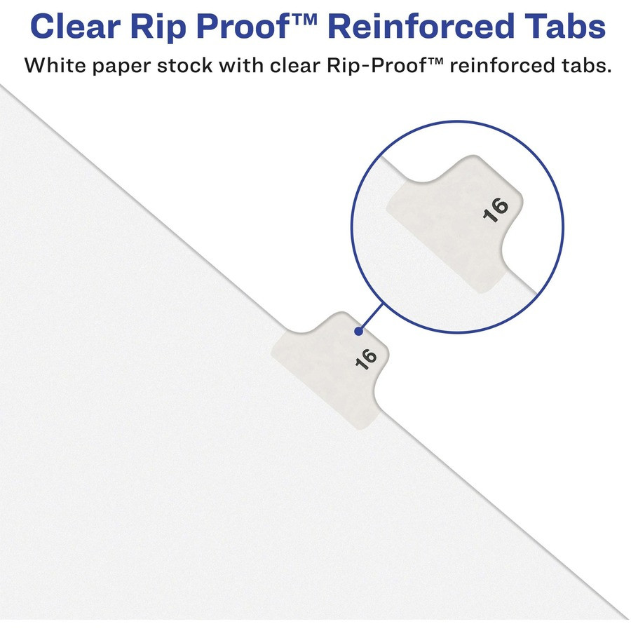 Avery Avery&reg; LGGLTS Avery&reg; Individual Legal Exhibit Dividers - Avery Style