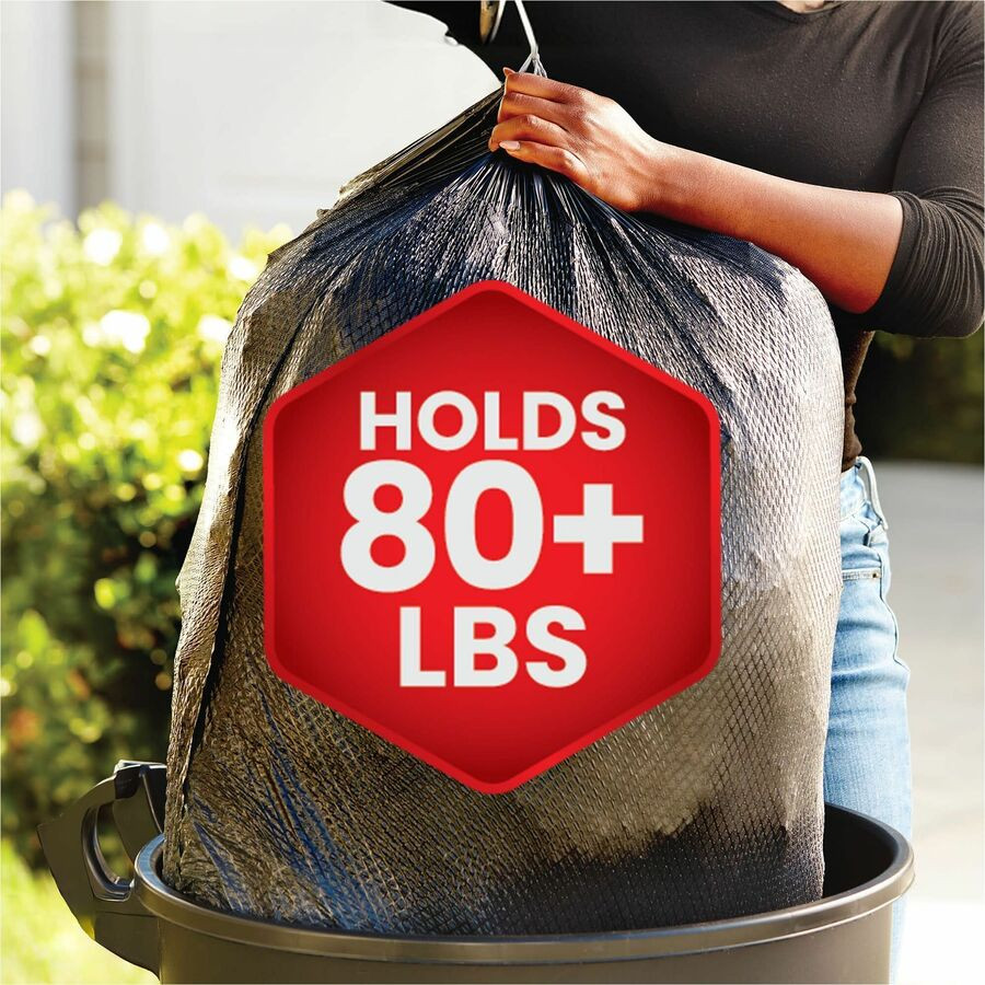 The Clorox Company Glad 70359 Glad ForceFlexPlus Large Drawstring Trash Bags