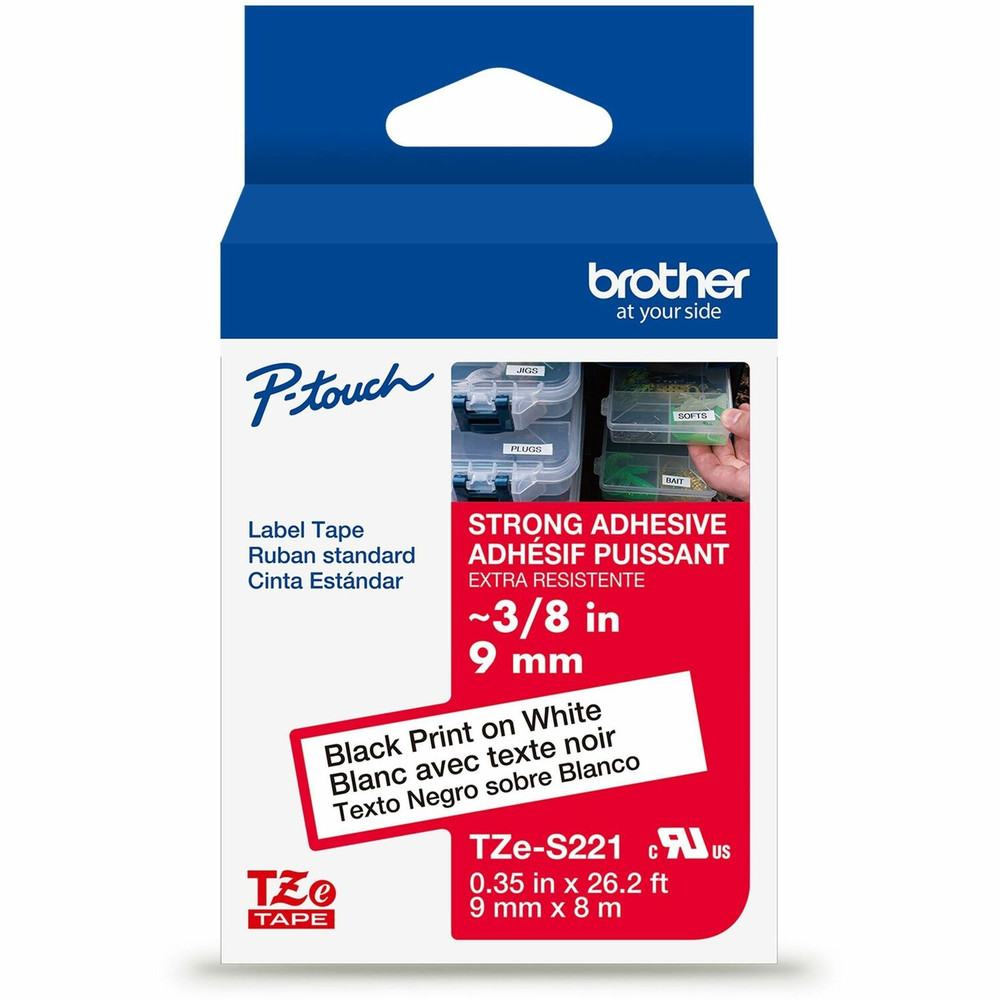 Brother Industries, Ltd Brother TZES221G Brother P-touch Extra-Strength TZe Tape Cartridge