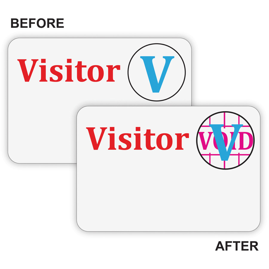 C-Line Products, Inc C-Line 97004 C-Line Time's Up! Self-Expiring Visitor Badges