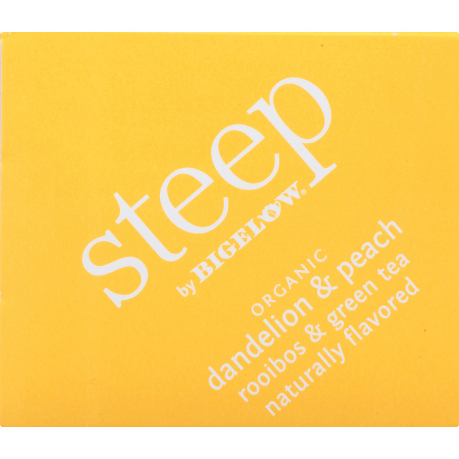 Bigelow Tea Company Bigelow 17715 Bigelow Organic Dandelion & Peach Rooibos & Green Tea Herbal Tea, Green Tea Bag