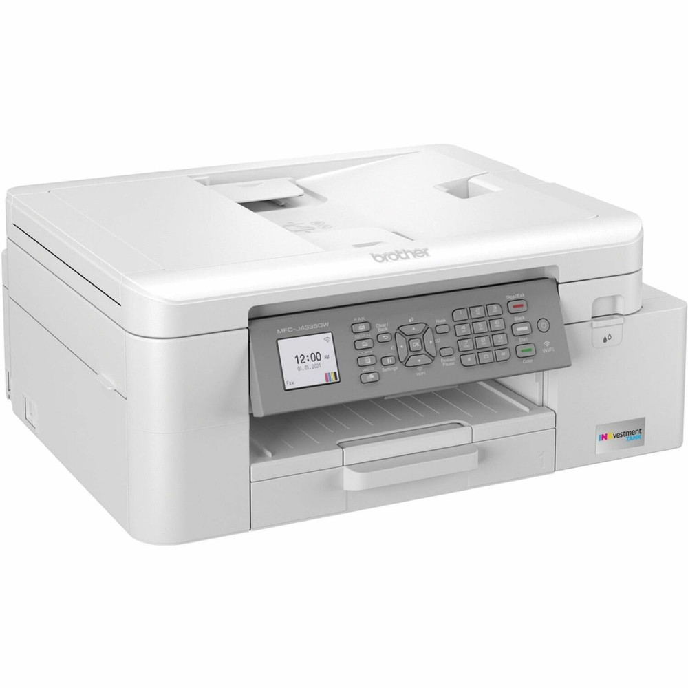 Brother Industries, Ltd Brother MFCJ4335DW Brother INKvestment Tank MFC-J4335DW Inkjet Multifunction Printer-Color-Copier/Fax/Scanner-4800x1200 dpi Print-Automatic Duplex Print-30000 Pages-150 sheets Input-Color Flatbed Scanner-2400 dpi Optical Scan-
