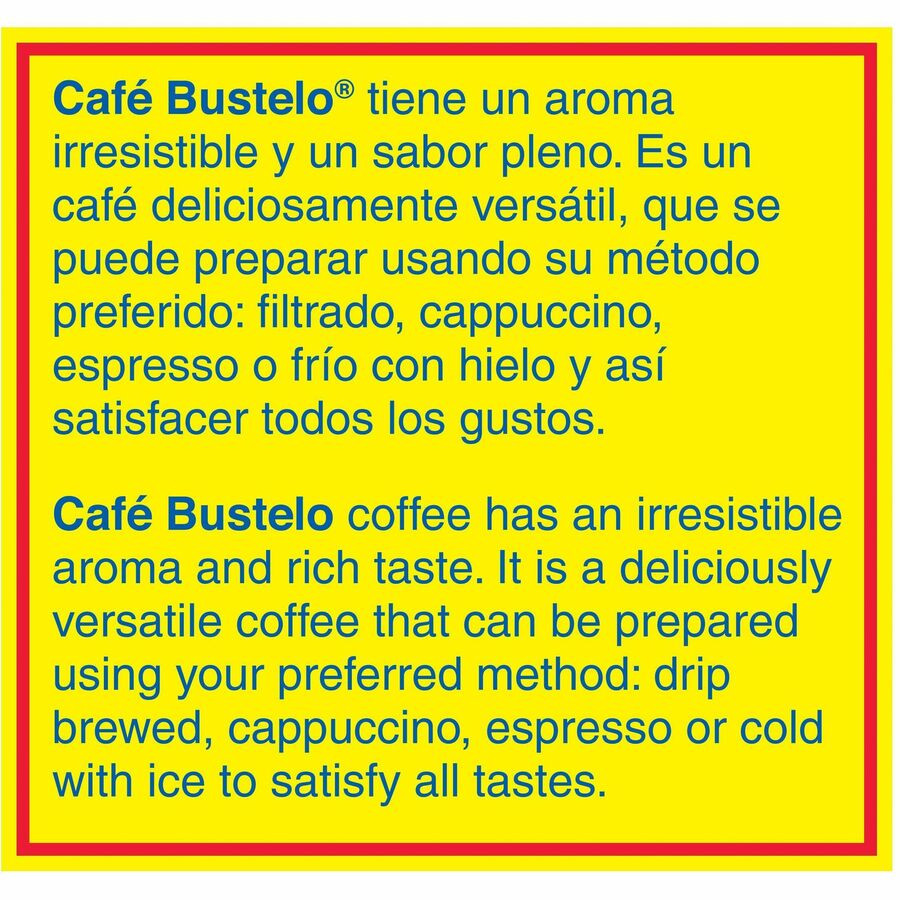 J.M. Smucker Company Smucker 00055 Caf&eacute; Bustelo&reg; Ground Espresso Coffee