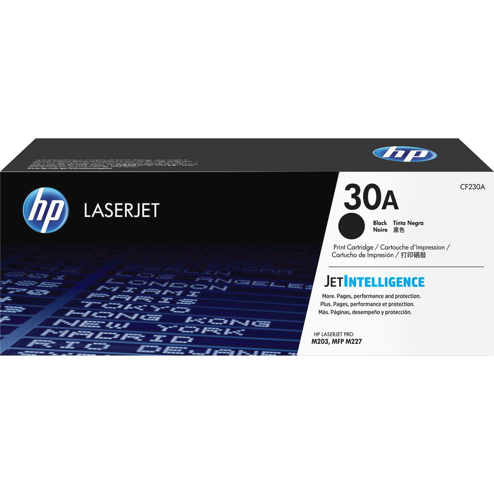 HP Inc. HP CF230A HP 30A (CF230A) Original Laser Toner Cartridge - Single Pack - Black - 1 Each
