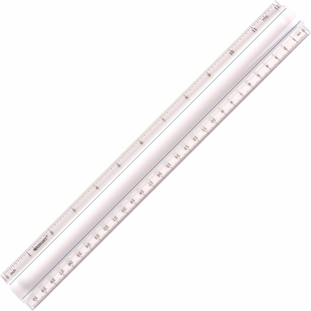 Acme United Corporation Westcott 15571 Westcott 12" Clear Magnifying Data Processing Ruler