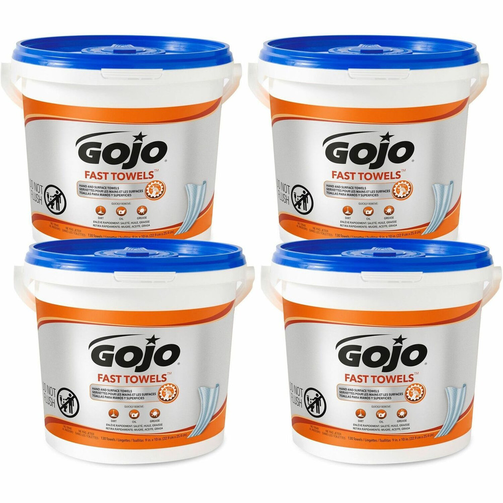 Gojo Industries, Inc Gojo&reg; 6298-04 Gojo&reg; Fast Towels Bucket