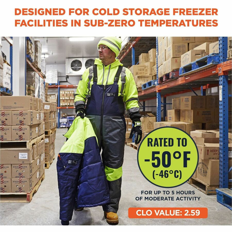 Tenacious Holdings, Inc N-Ferno 41261 N-Ferno Insulated Freezer Bib Overalls
