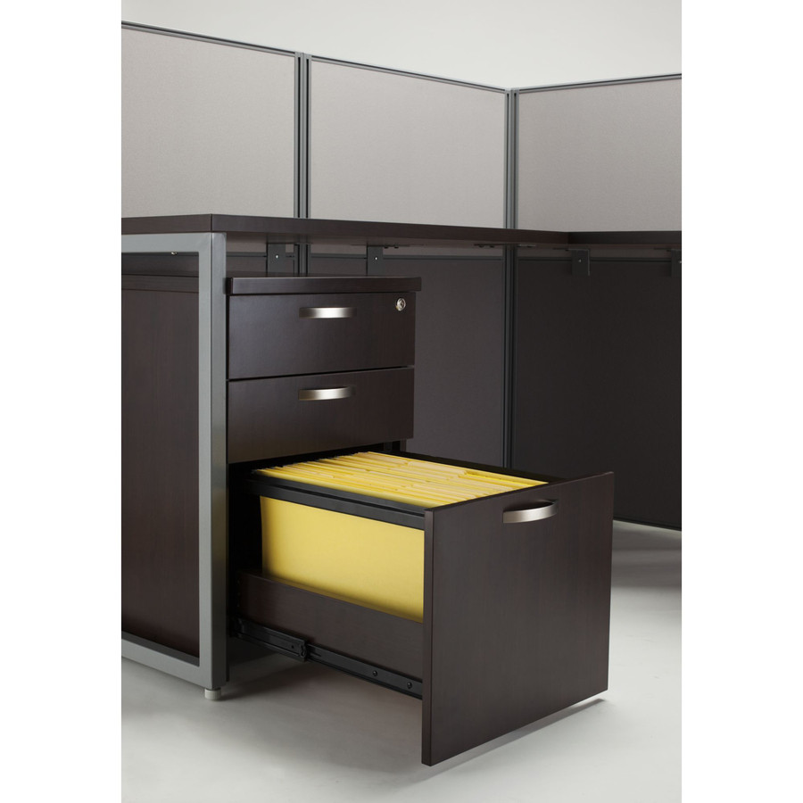 Bush Industries, Inc Bush Business Furniture EOF116MR-03 Bush Business Furniture Easy Office 16W 3 Drawer Mobile Pedestal