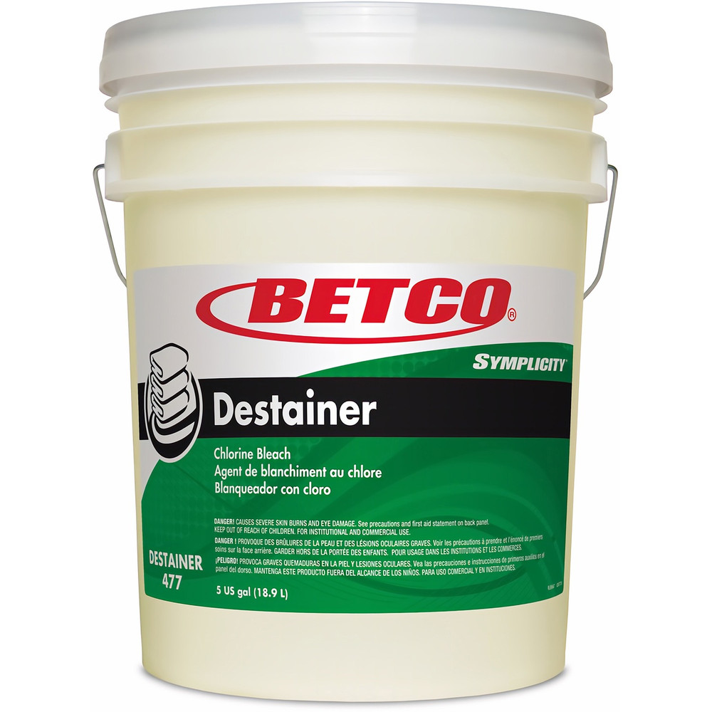 Betco Corporation Betco 4777800 Betco Symplicity Destainer, 640 Oz Pail, Amber