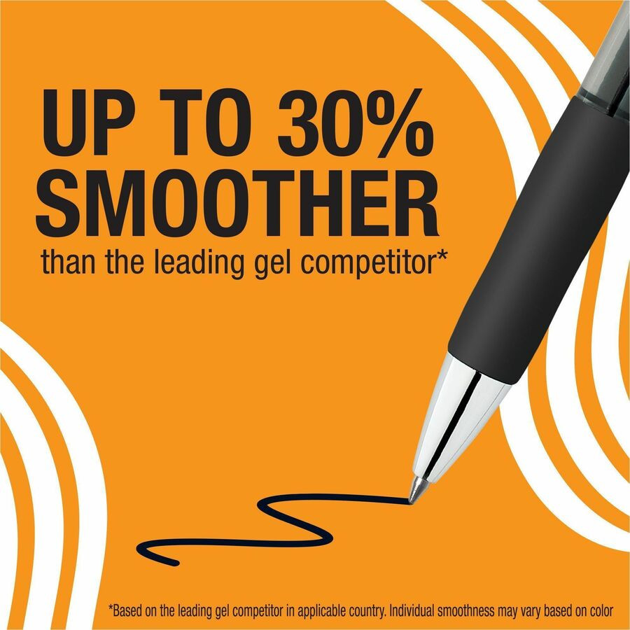 BIC RPGLP4-BLK BIC Gelocity Pro Gel Pen