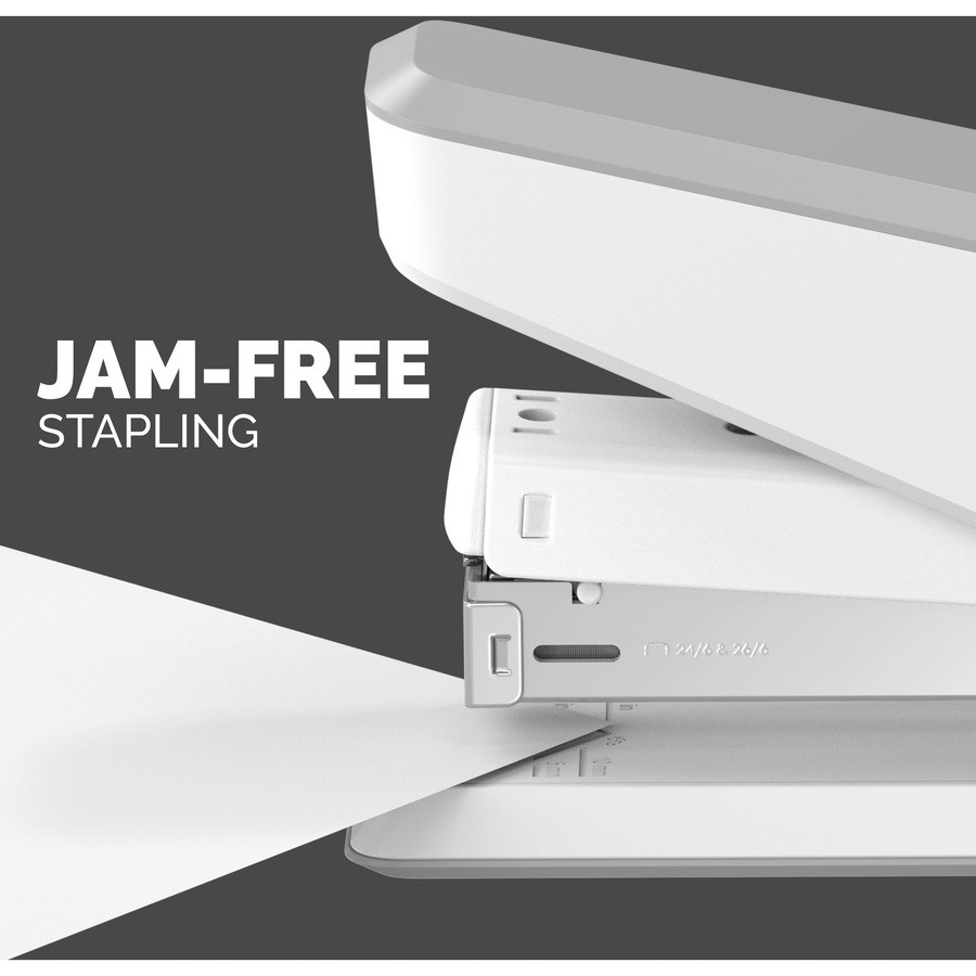 Fellowes, Inc. Fellowes 5011601 Fellowes LX850 Full Strip EasyPress Stapler - White