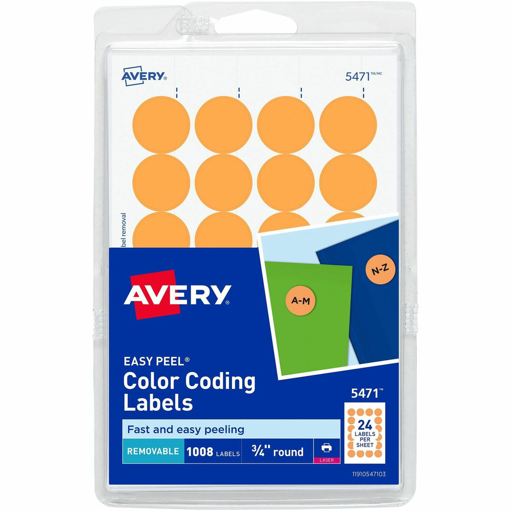 Avery Avery&reg; T5471 Avery&reg; Color-Coding Labels