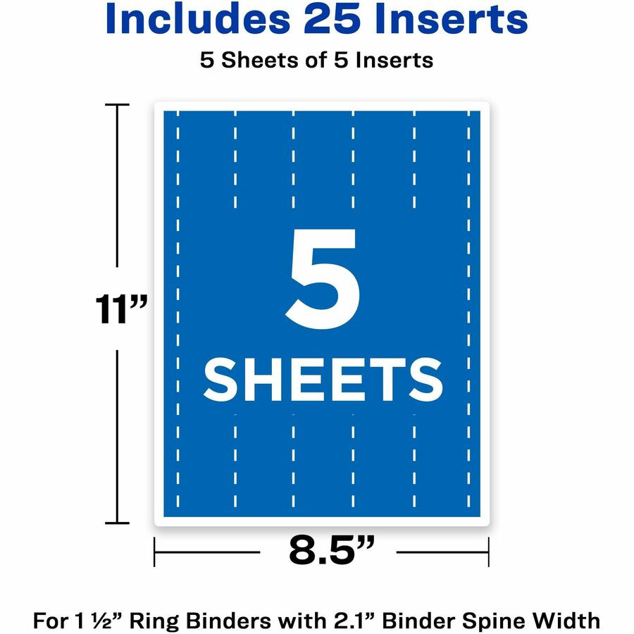 Avery Avery&reg; 89105 Avery&reg; Binder Spine Inserts