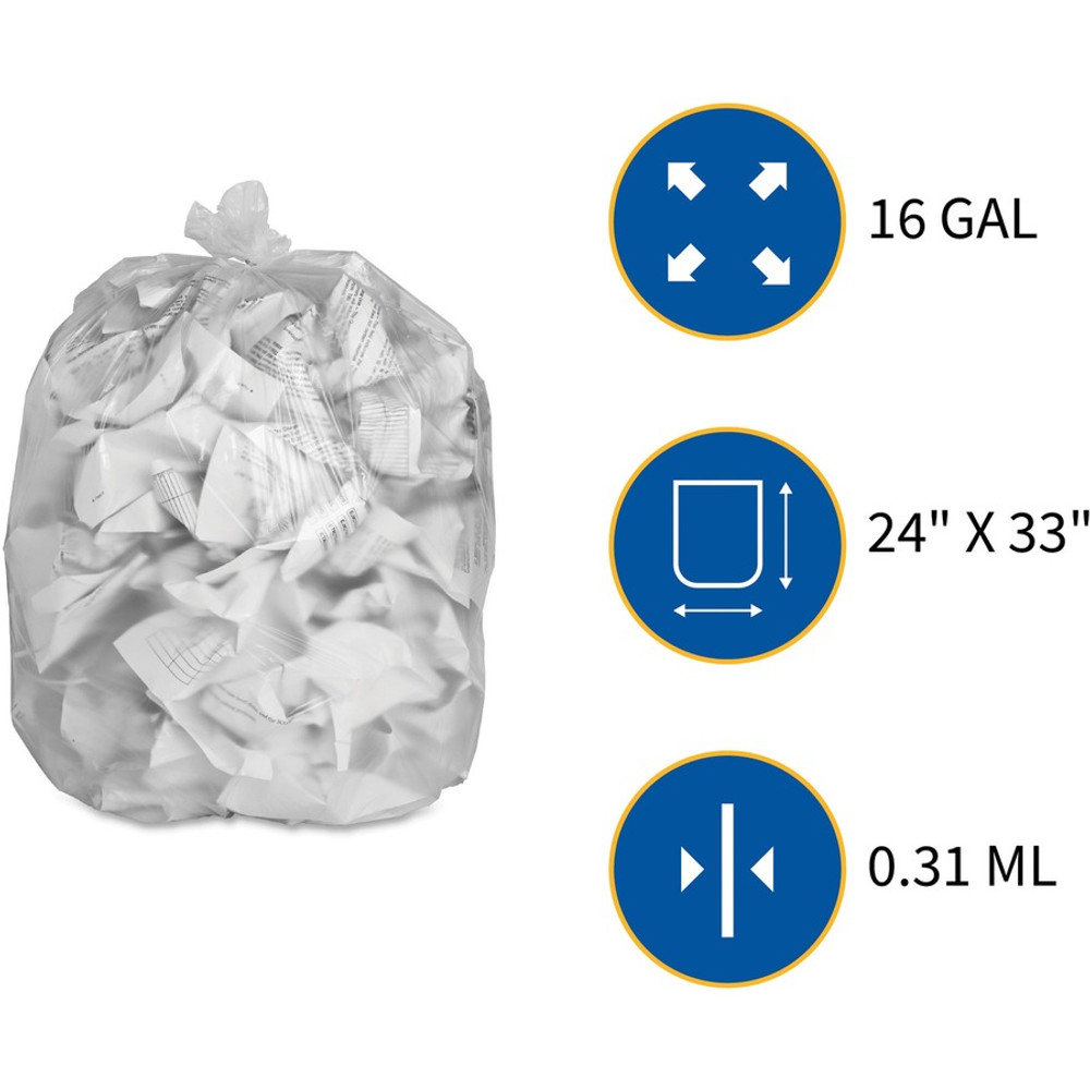 Genuine Joe 01756 Genuine Joe High-Density Can Liners Genuine Joe 01756 Genuine Joe High-Density Can Liners