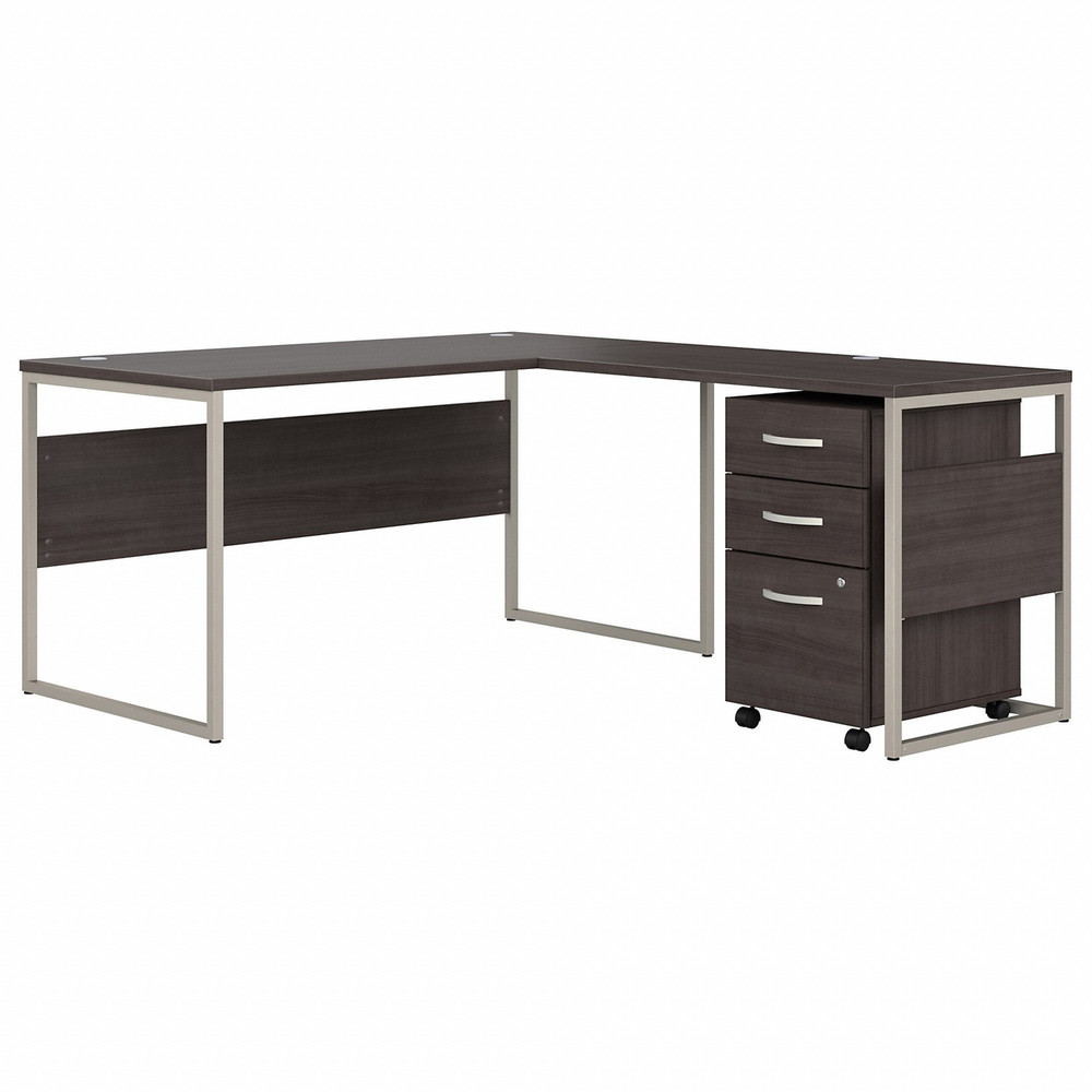 Bush Industries, Inc Bush Business Furniture HYB029SGSU Bush Business Furniture Hybrid Storm Gray Desking Unit