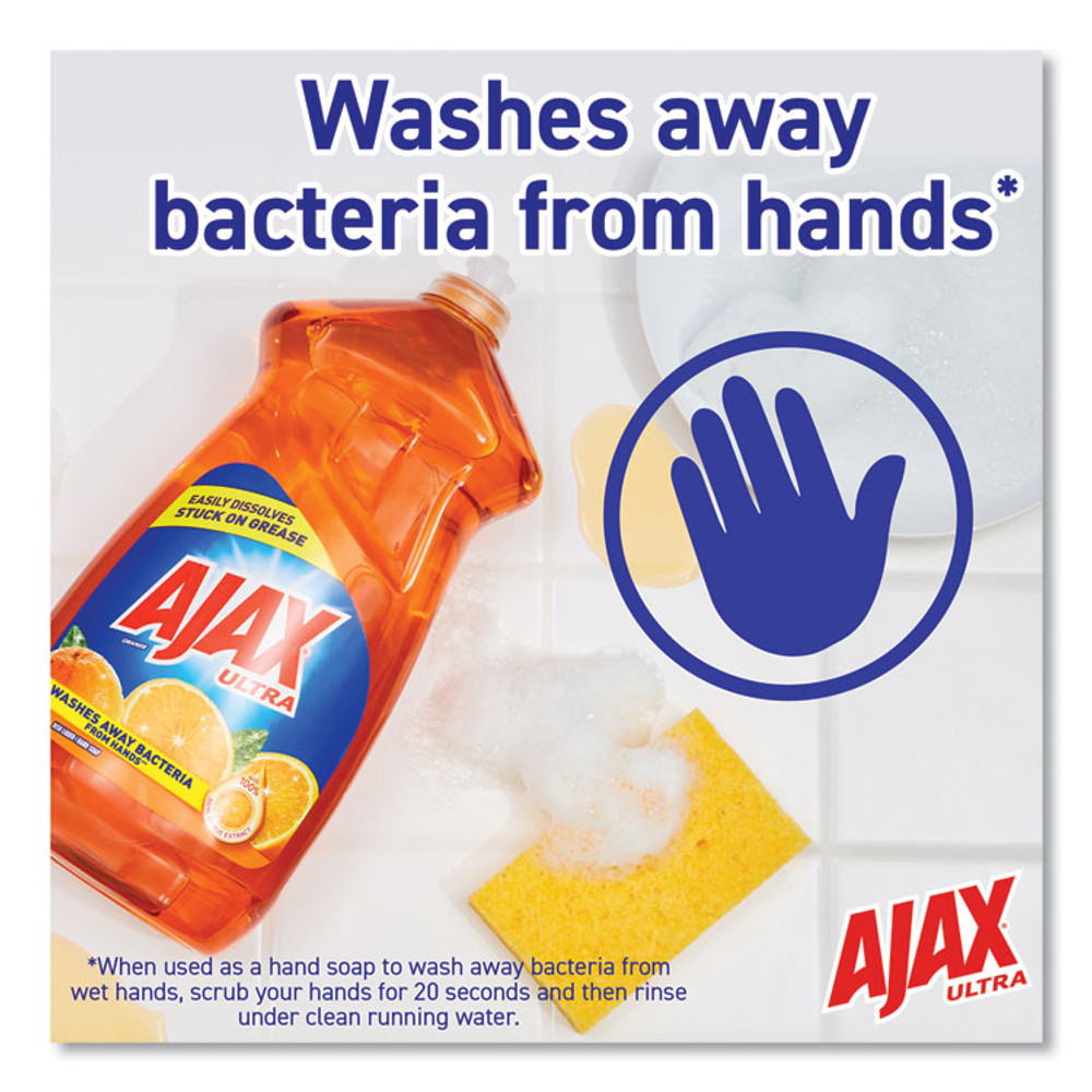 COLGATE PALMOLIVE, IPD. Ajax® 149874 Dish Detergent, Orange Scent, 90 oz Bottle, 4/Carton