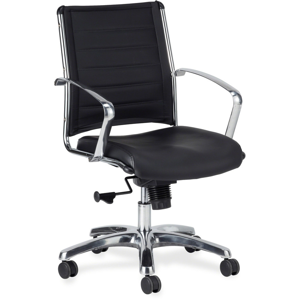 The Raynor Group, Inc Eurotech LE822BLK Eurotech Europa Mid Back Executive Chair