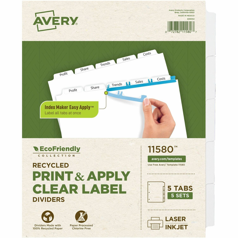 Avery Avery&reg; 11580 Avery&reg; Index Maker Index Divider