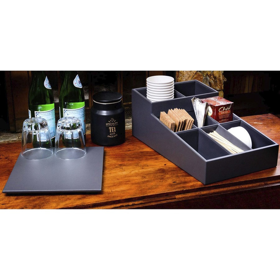 Dacasso Limited, Inc Dacasso A4228 Dacasso Leatherette Coffee Condiment Organizer