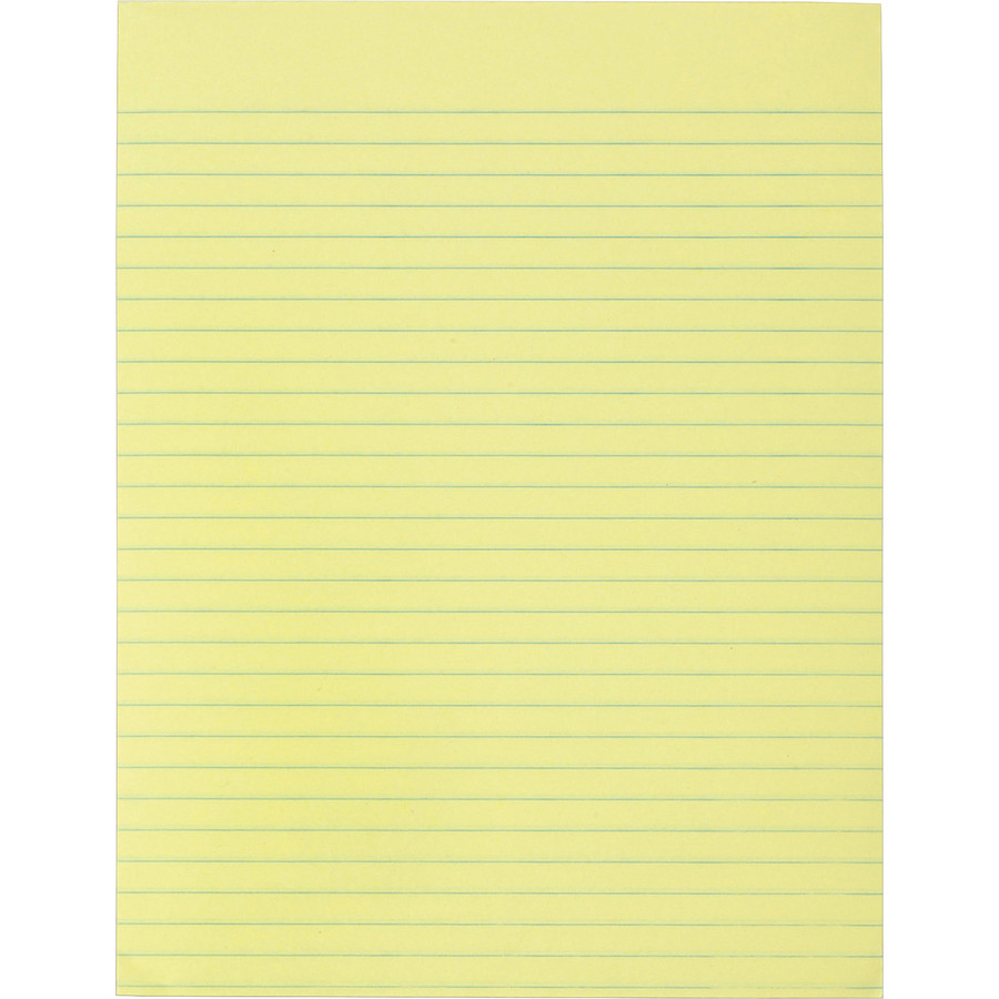 Business Source 50551 Business Source Glued Top Ruled Memo Pads - Letter