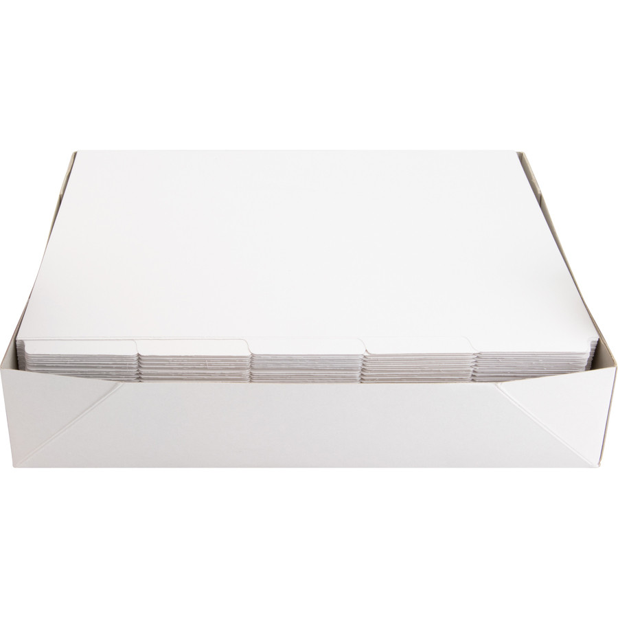 Business Source 21002 Business Source Straight Collated Print-on Tab Divider