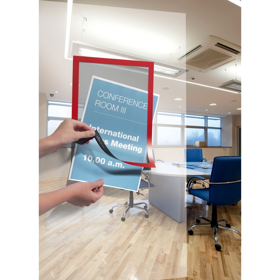 Durable Office Products Corp. DURABLE 476803 DURABLE&reg; DURAFRAME&reg; Self-Adhesive Magnetic Letter Sign Holder