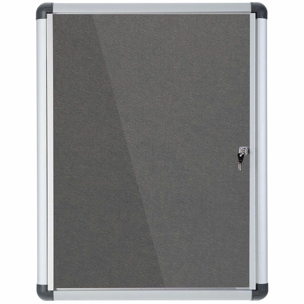 Bi-silque S.A MasterVision VT630103690 MasterVision Magnetic Gray Fabric Enclosed Board