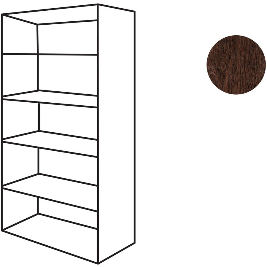 Bush Industries, Inc Bush Business Furniture WC12914 Bush Business Furniture Series C 36W 5 Shelf Bookcase in Mocha Cherry