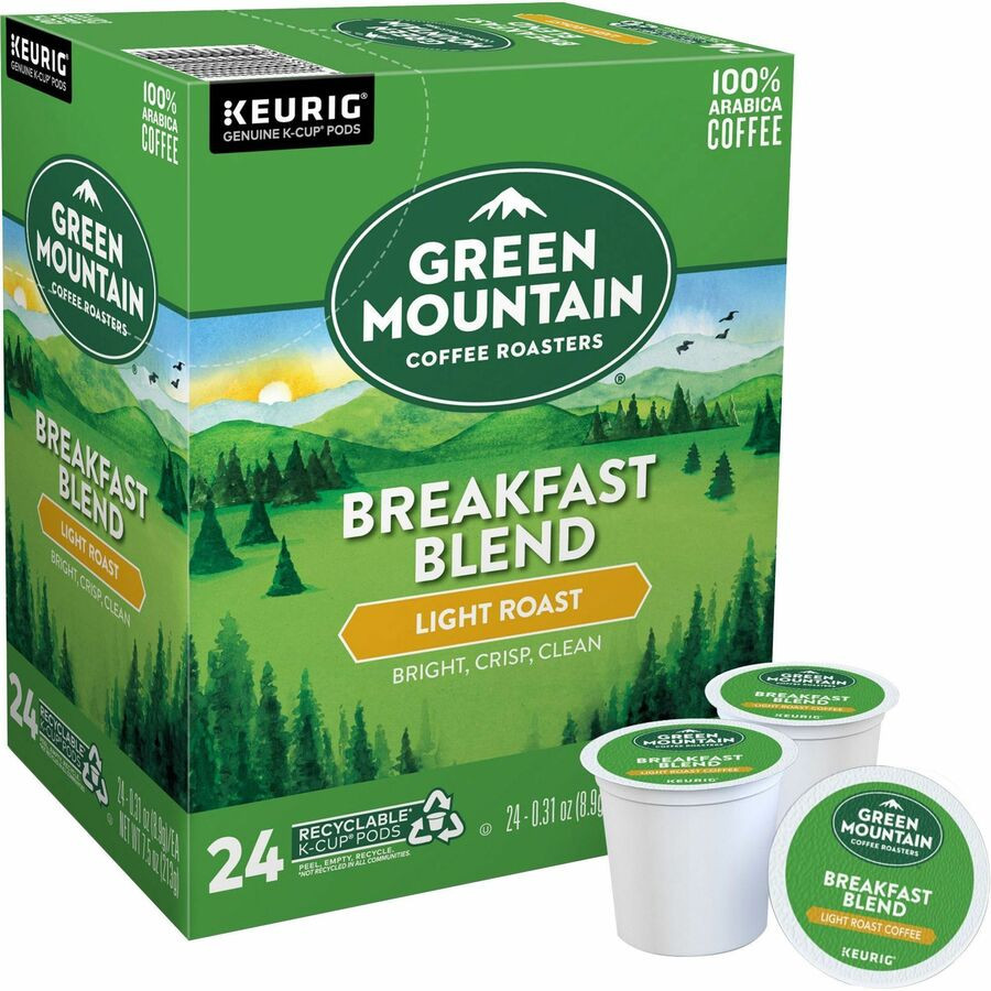 Keurig Dr Pepper Inc. Dr Pepper Snapple T6520 Green Mountain Coffee Roasters&reg; K-Cup Breakfast Blend Coffee