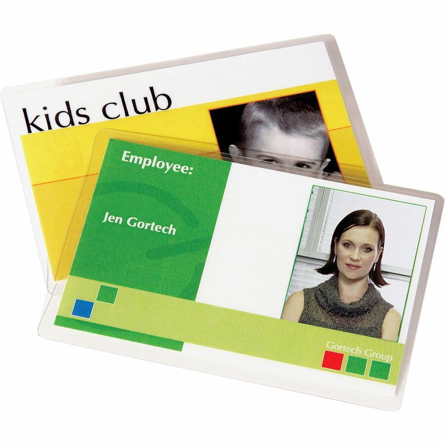 Fellowes, Inc. Fellowes 52033 Fellowes Punched ID Card/Clip Glossy Laminating Pouches