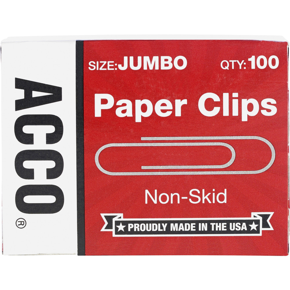 ACCO Brands Corporation ACCO A7072585 ACCO Economy Jumbo Non-Skid Paper Clips