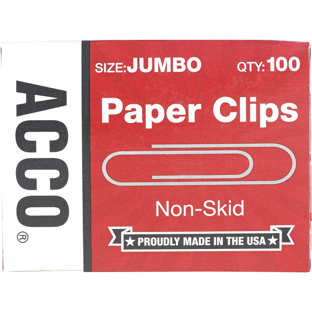 ACCO Brands Corporation ACCO A7072585 ACCO Economy Jumbo Non-Skid Paper Clips