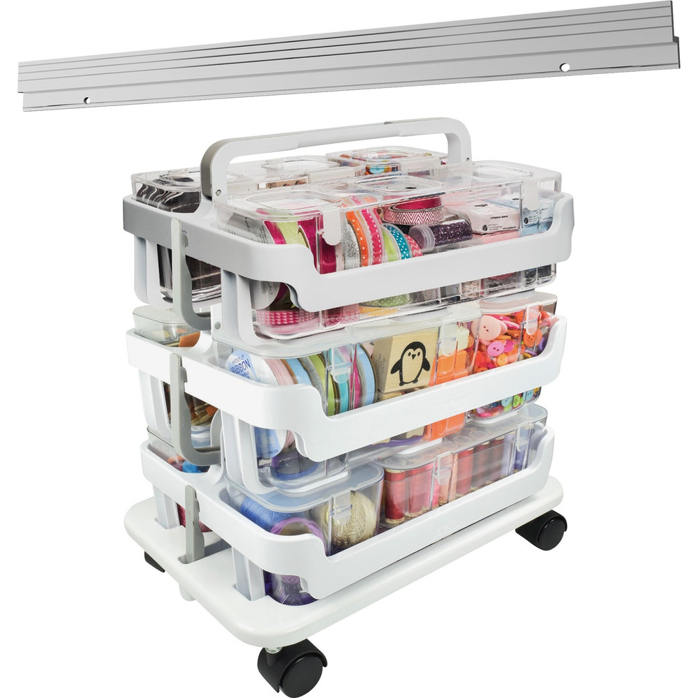 Deflecto, LLC Deflecto 329003BB Deflecto Stackable Caddy Organizer Multi-Pack Bundle