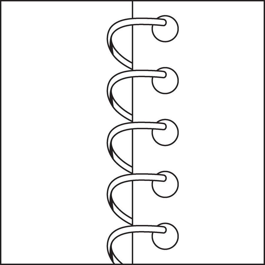 Business Source 10968 Business Source Wirebound College Ruled Notebooks - Letter