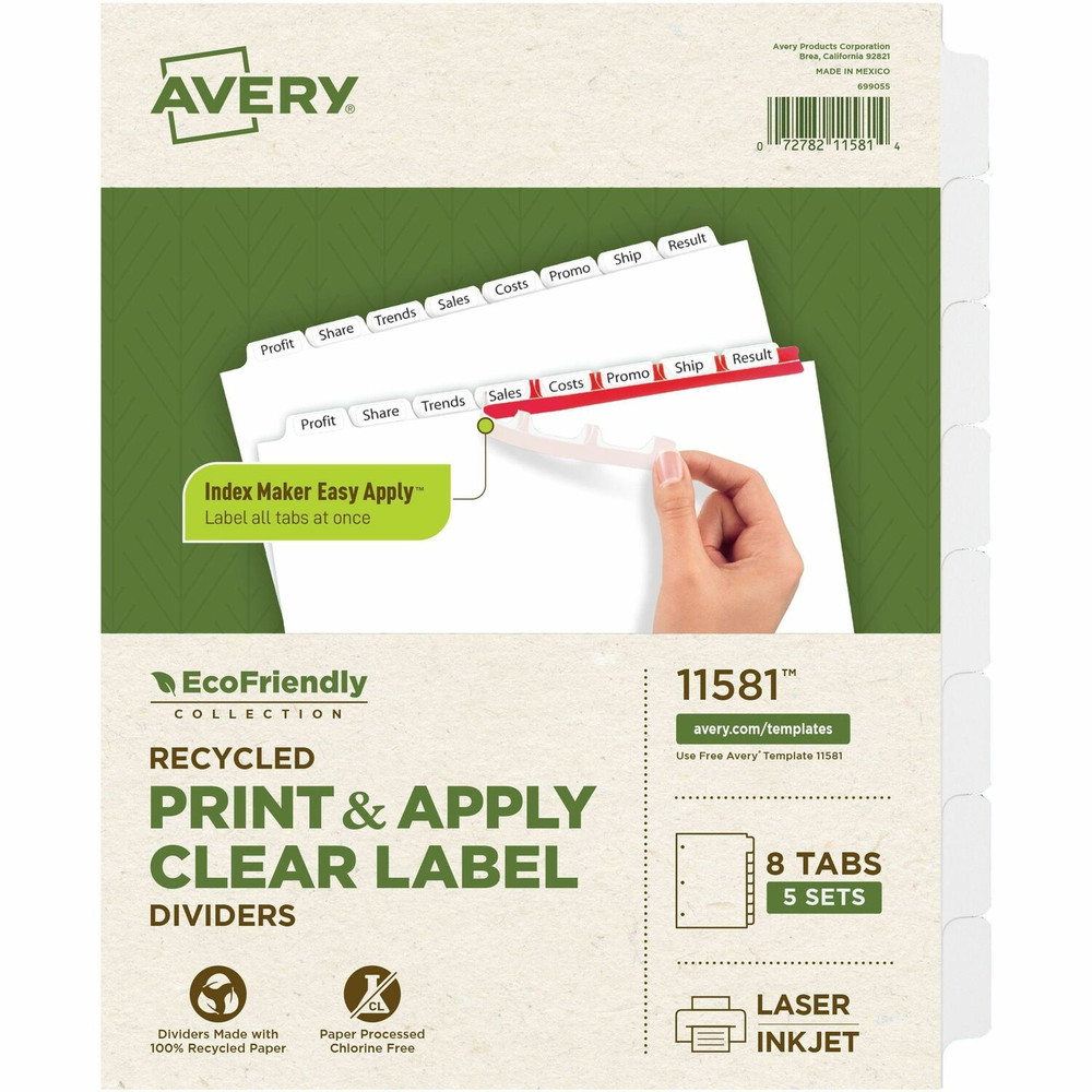 Avery Avery&reg; 11581 Avery&reg; Index Maker Index Divider