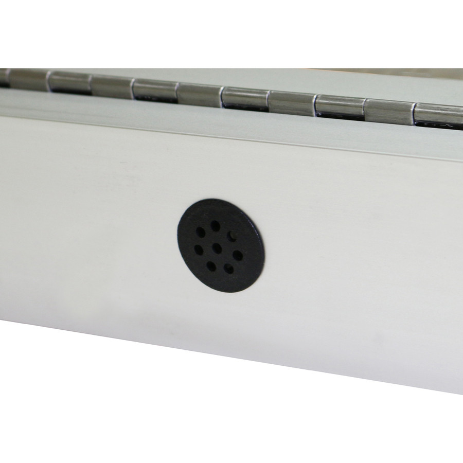 Ghent Manufacturing, Inc Ghent PA13624VX-193 Ghent 1 Door Enclosed Vinyl Bulletin Board with Satin Frame