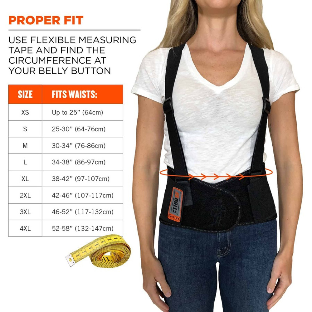 Tenacious Holdings, Inc Ergodyne 11607 Ergodyne ProFlex 1100SF Spandex Back Support Brace Tenacious Holdings, Inc Ergodyne 11607 Ergodyne ProFlex 1100SF Spandex Back Support Brace