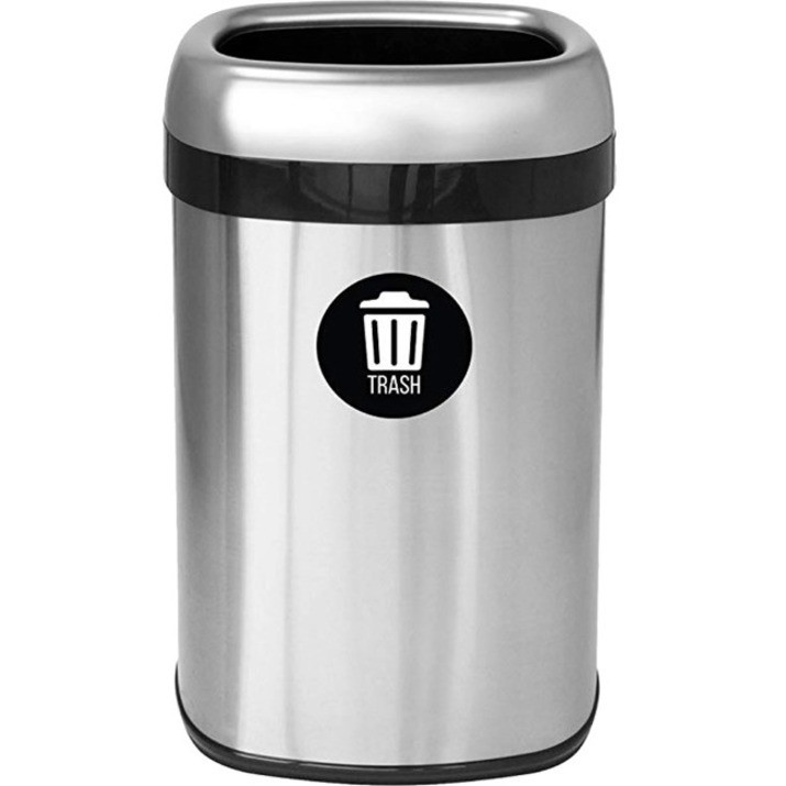 HLS Commercial HLSKERTRASH3 HLS Commercial Refuse Bin Icon Sticker