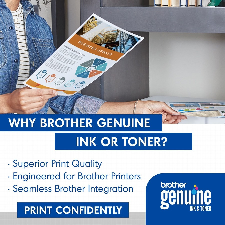 Brother Industries, Ltd Brother TN331Y Brother Genuine TN331Y Yellow Toner Cartridge
