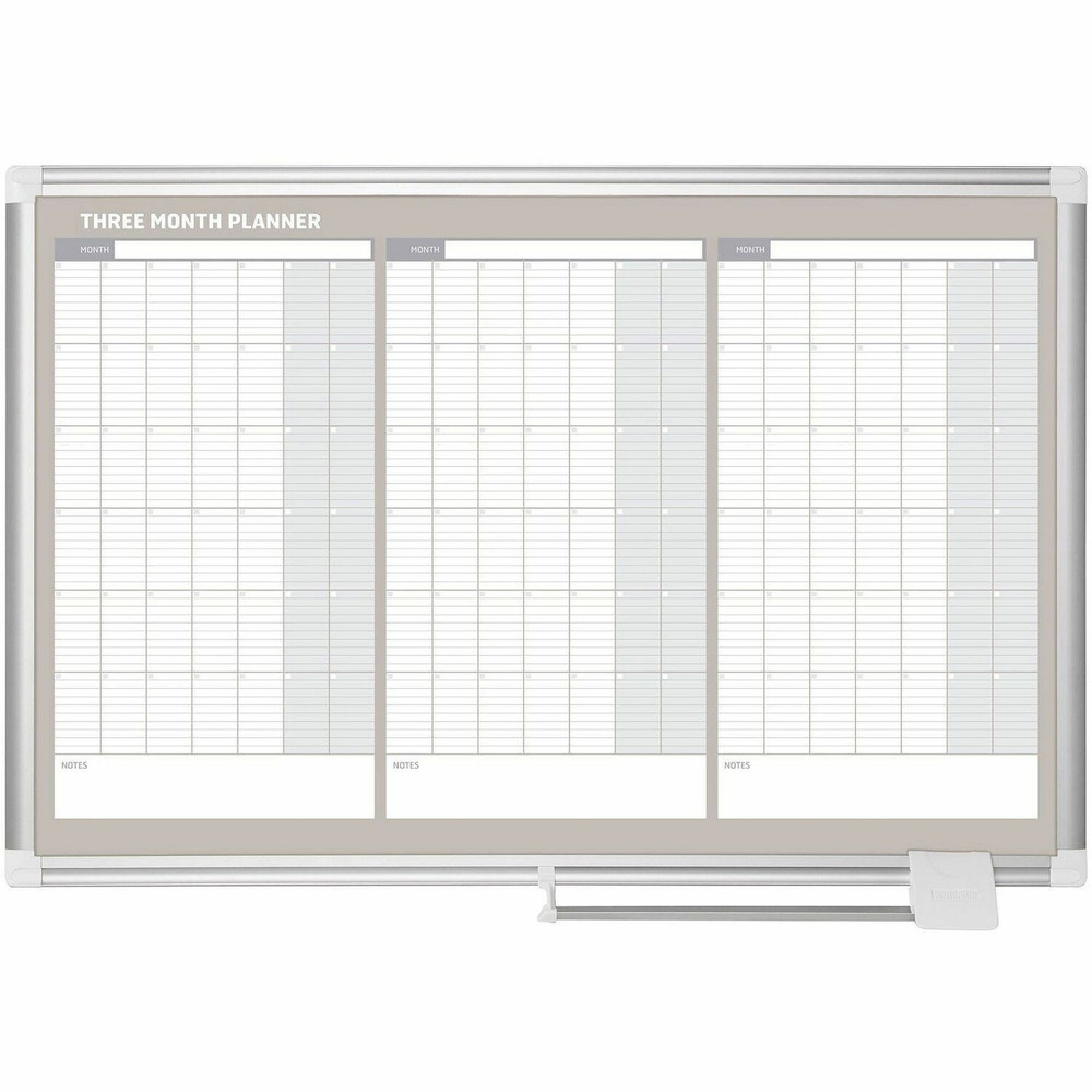 Bi-silque S.A MasterVision GA03204830 MasterVision 3-Month Calendar Board