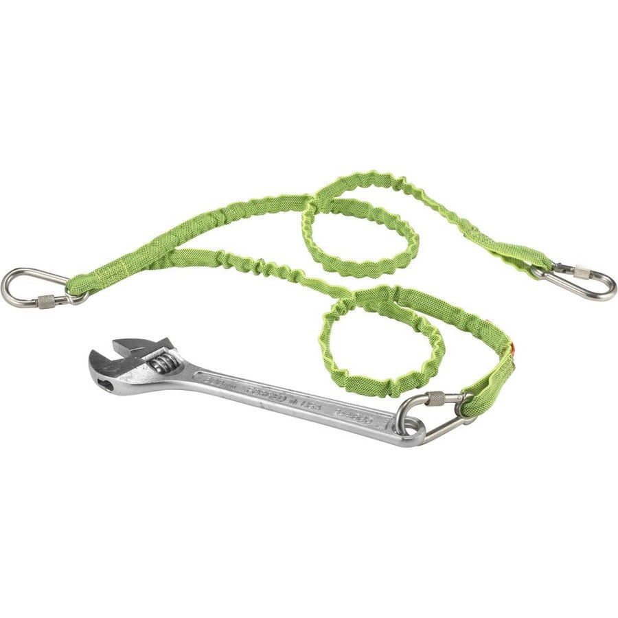 Tenacious Holdings, Inc Squids 19083 Squids 3311 Twin Leg Stainless Triple Carabiner Tool Lanyard - 15lbs