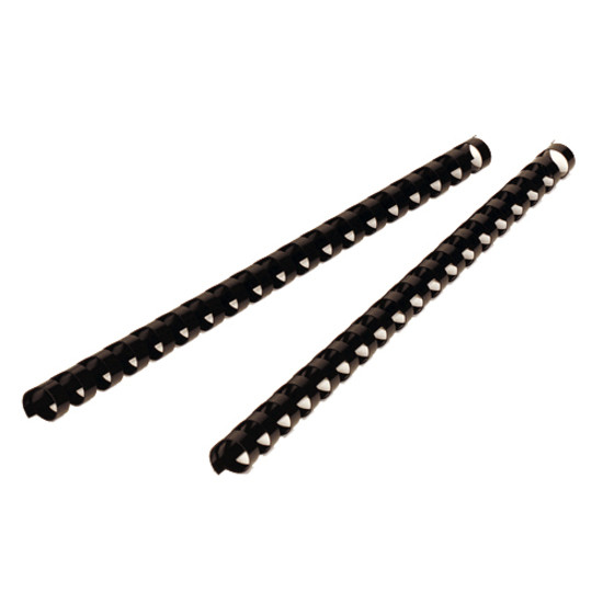 Fellowes, Inc. Fellowes 52366 Fellowes Plastic Binding Combs - Black, 1/4" Diameter