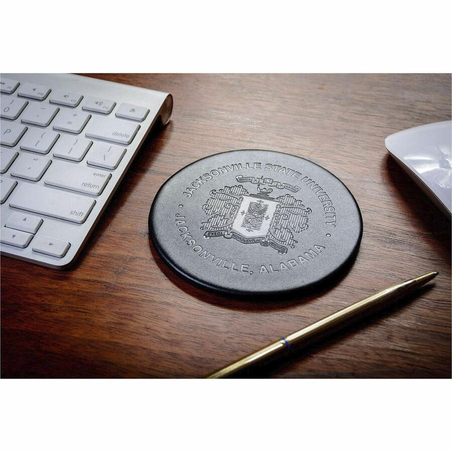 Dacasso Limited, Inc Dacasso A1058 Dacasso Leather Round Coaster Set