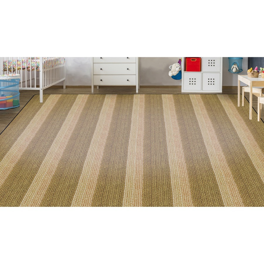 Flagship Carpets, LLC Flagship Carpets FA1008-58FS Flagship Carpets Basketweave Stripes Classroom Rug