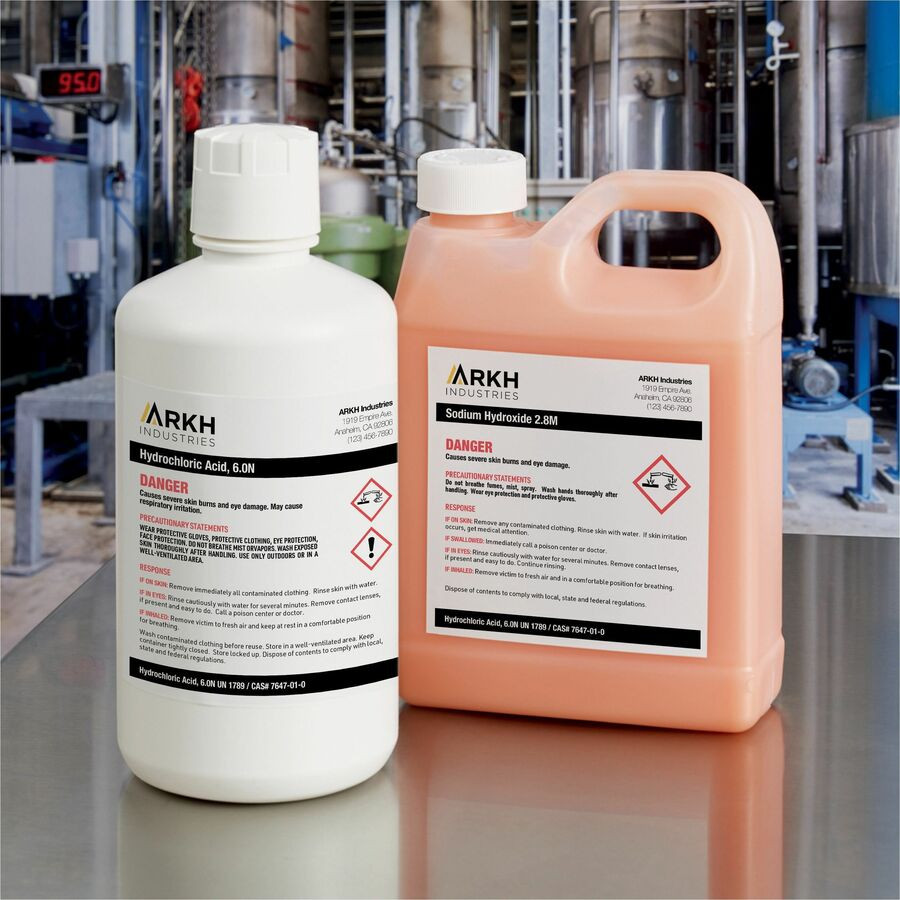 Avery Avery&reg; 60504 Avery&reg; UltraDuty&trade; GHS Chemical Labels 4" x 4" , Permanent Adhesive, for Laser Printers