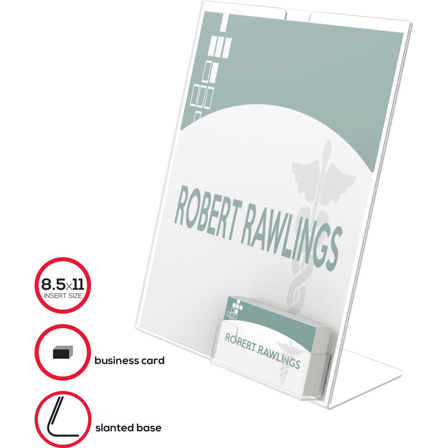 Deflecto, LLC Deflecto 590601 Deflecto Superior Image Slanted Sign Holders