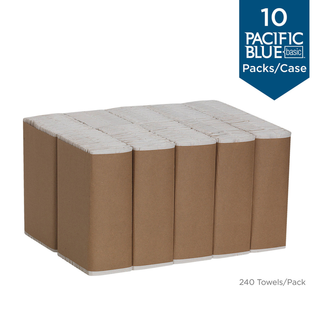 Georgia Pacific Corp. Pacific Blue Basic 25190 Pacific Blue Basic C-Fold Recycled Paper Towel